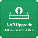 NVR Upgrade (Hikvision) — 4ch → 8ch