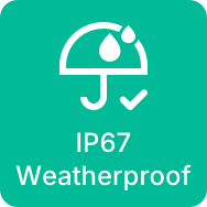 IP67 Weatherproof