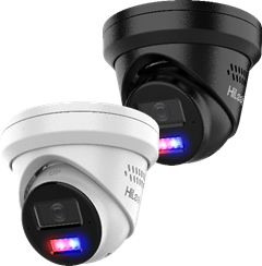 HiLook by Hikvision 8MP IPC-T289-MU/SL All in One Camera with Blue / Red Strobe / Audio (ACDC)