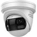 HiLook IPC-T289PH-MU/SL 8MP 180° Turret Camera with Active Blue/Red Strobe and Two-Way Audio, IR 30m 2mm