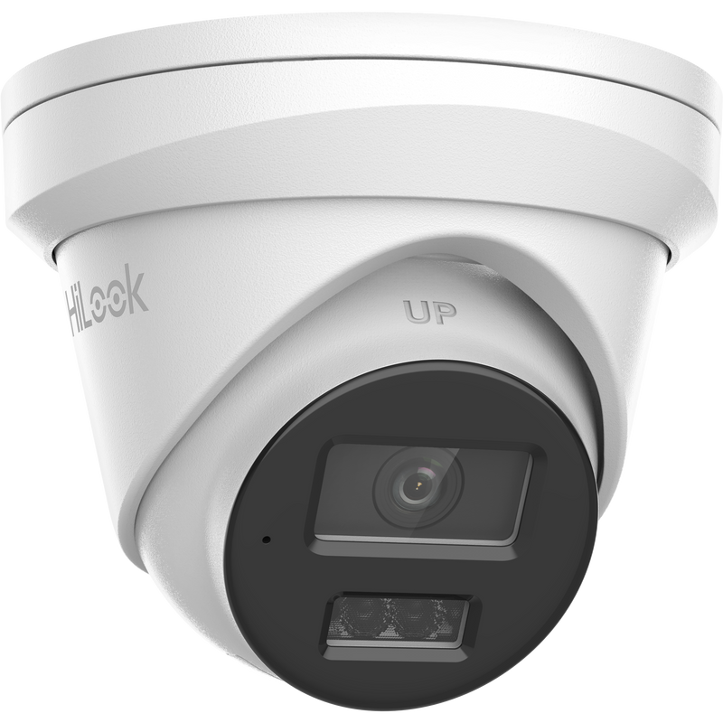 HiLook by Hikvision 6MP IPC-T363H-MU Acusense Turret IP Camera with Mic Colour Night BLACK