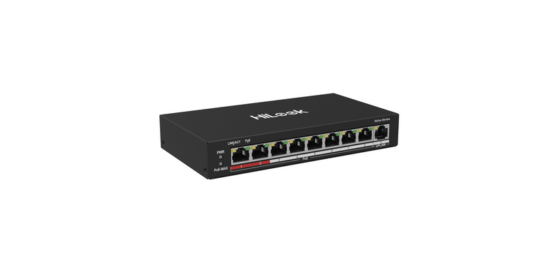 HiLook NS-0109P-60 8 Port Fast Ethernet Unmanaged POE Switch