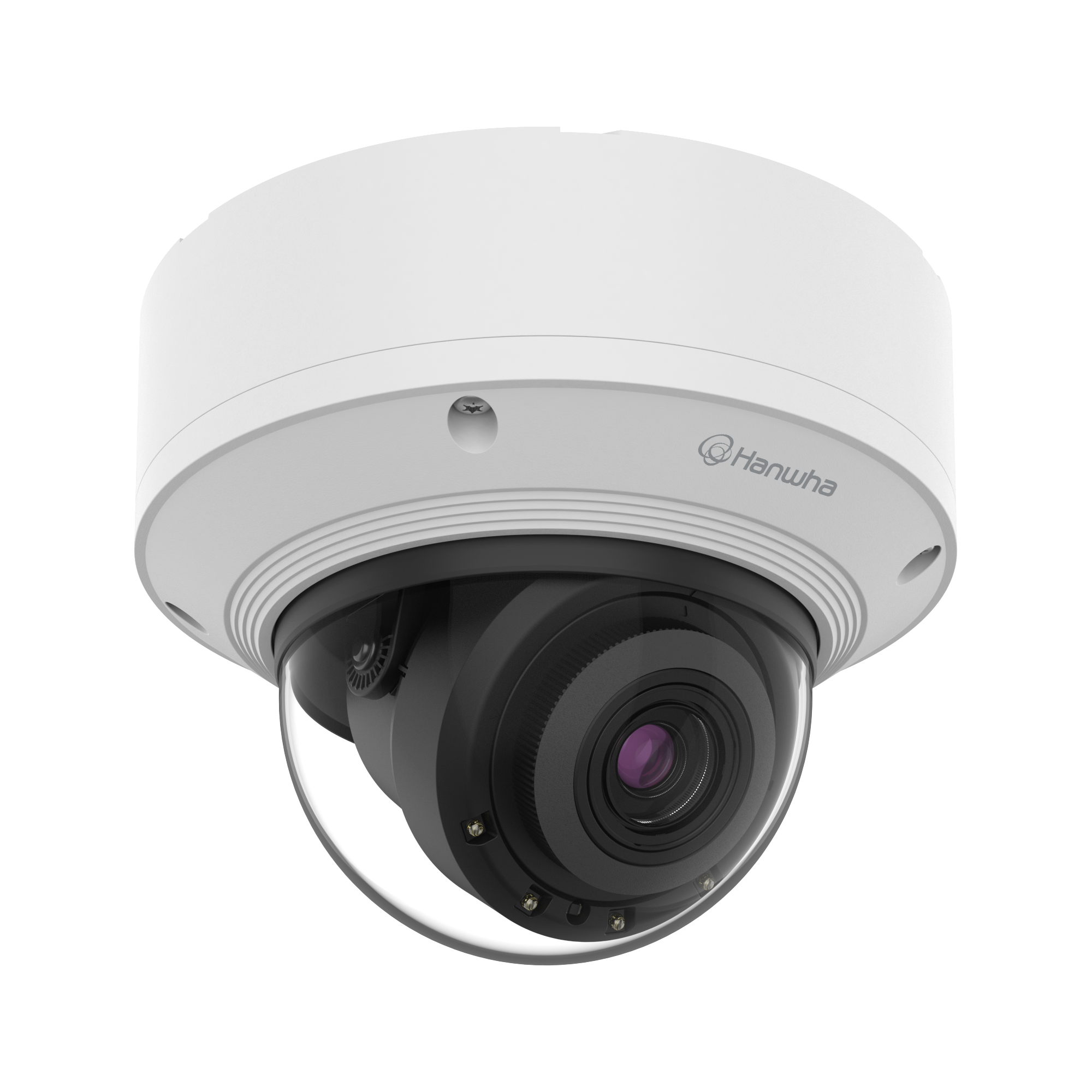 Hanwha PND-A9081RV 8MP 4K AI Indoor Vandal Dome, 30m IR, IK10