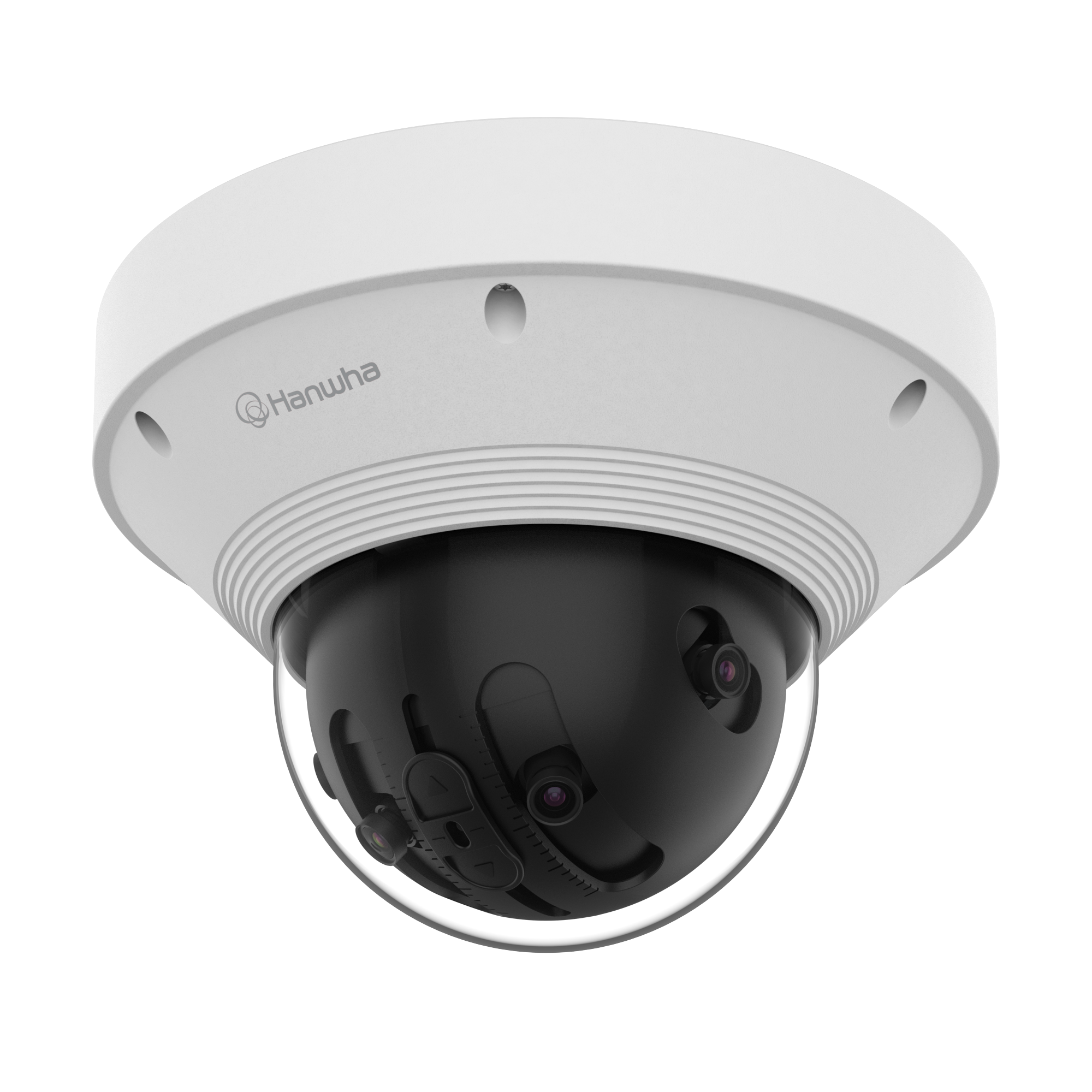Hanwha PNM-9022V 8-Megapixel Multi-Sensor Panoramic IP Camera, IP66 IK10 Outdoor