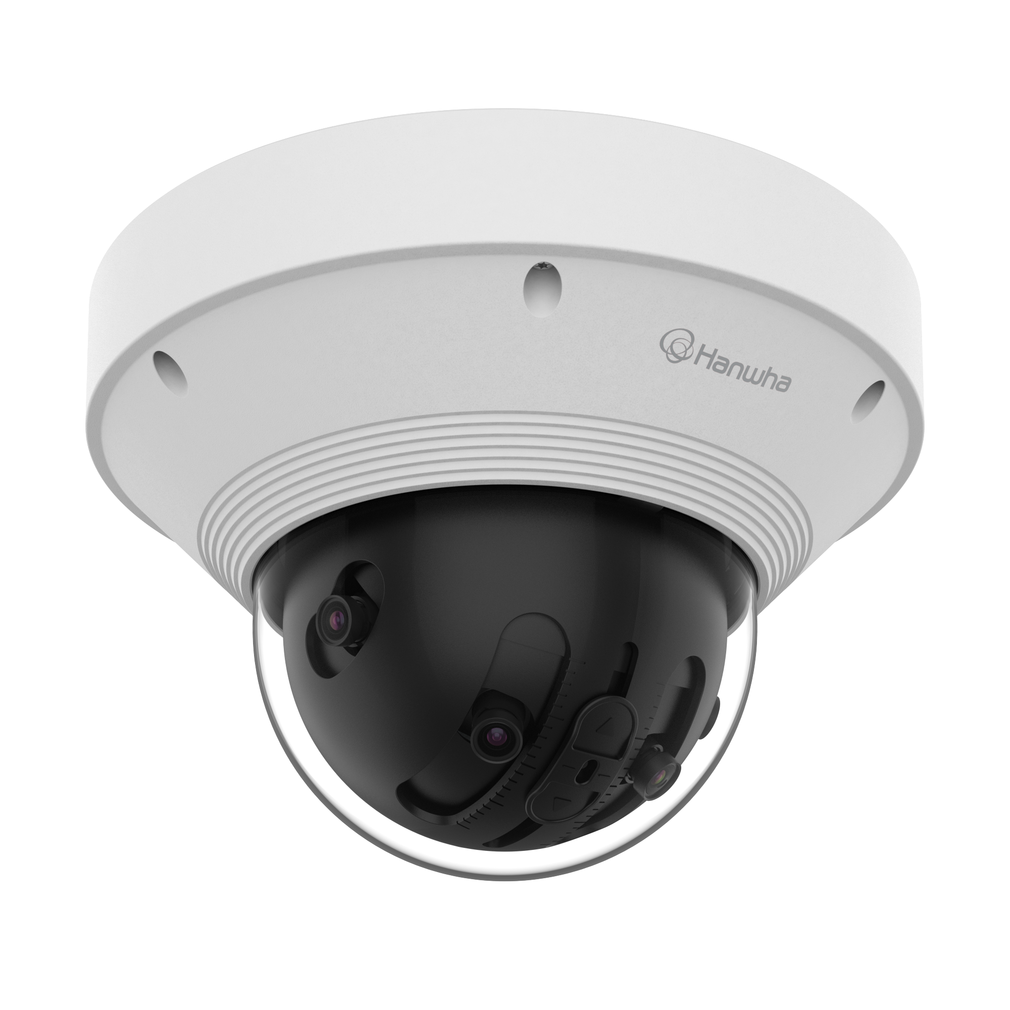 Hanwha PNM-9022V 8-Megapixel Multi-Sensor Panoramic IP Camera, IP66 IK10 Outdoor