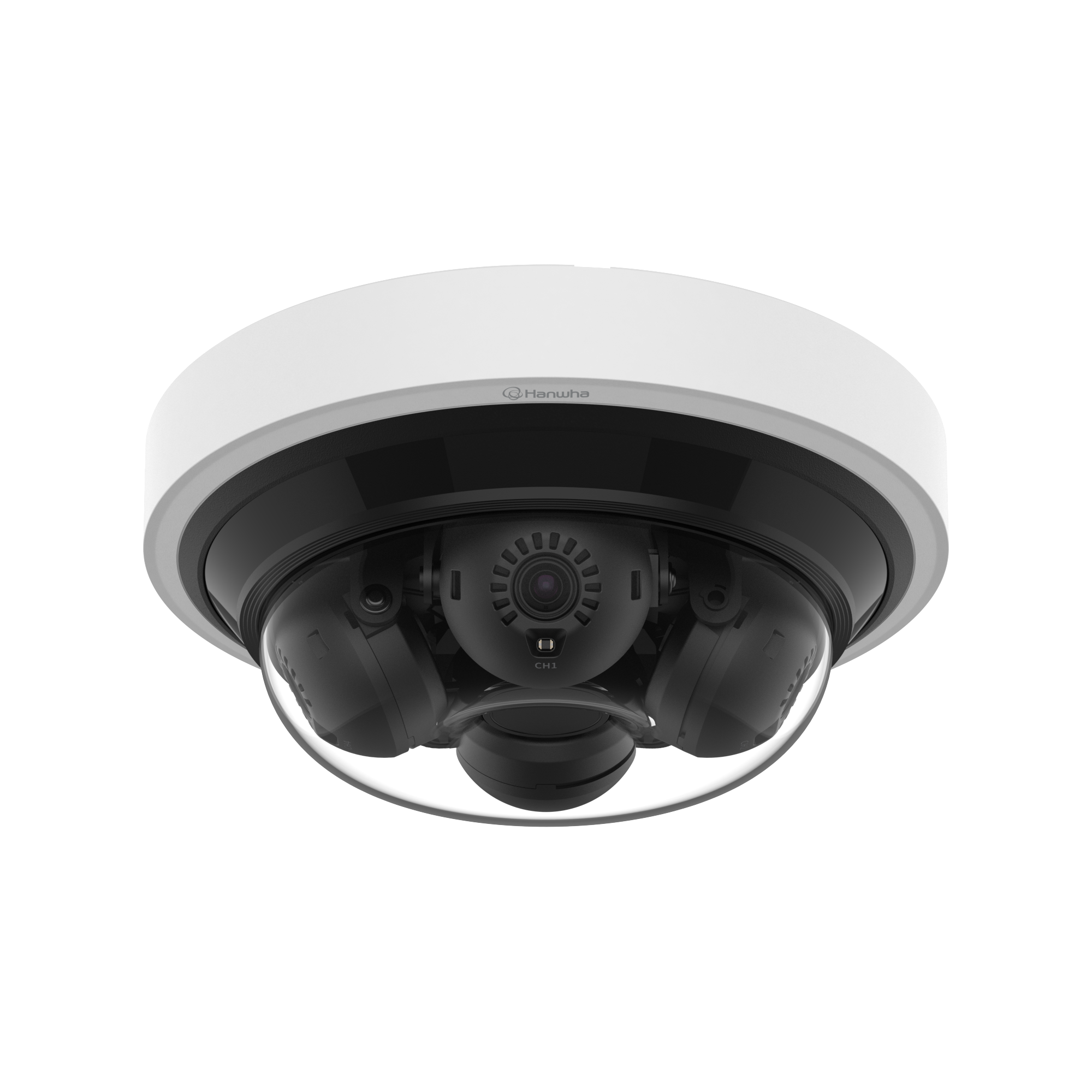 Hanwha PNM-C16013RVQ 5MP Mini 4-Channel AI Multi-Directional Camera