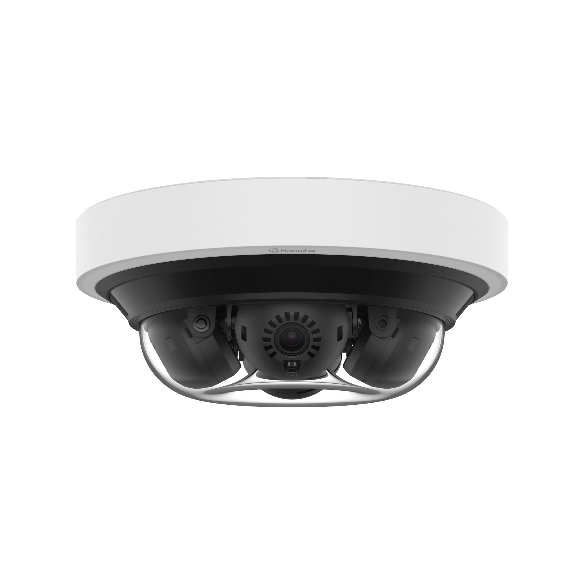 Hanwha PNM-C16013RVQ 5MP Mini 4-Channel AI Multi-Directional Camera