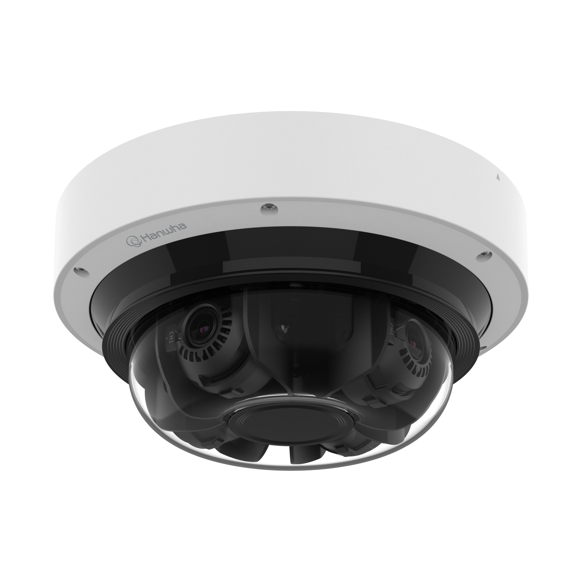 Hanwha PNM-C16083RVQ 16MP 4x4MP AI Multi-Sensor Dome Camera