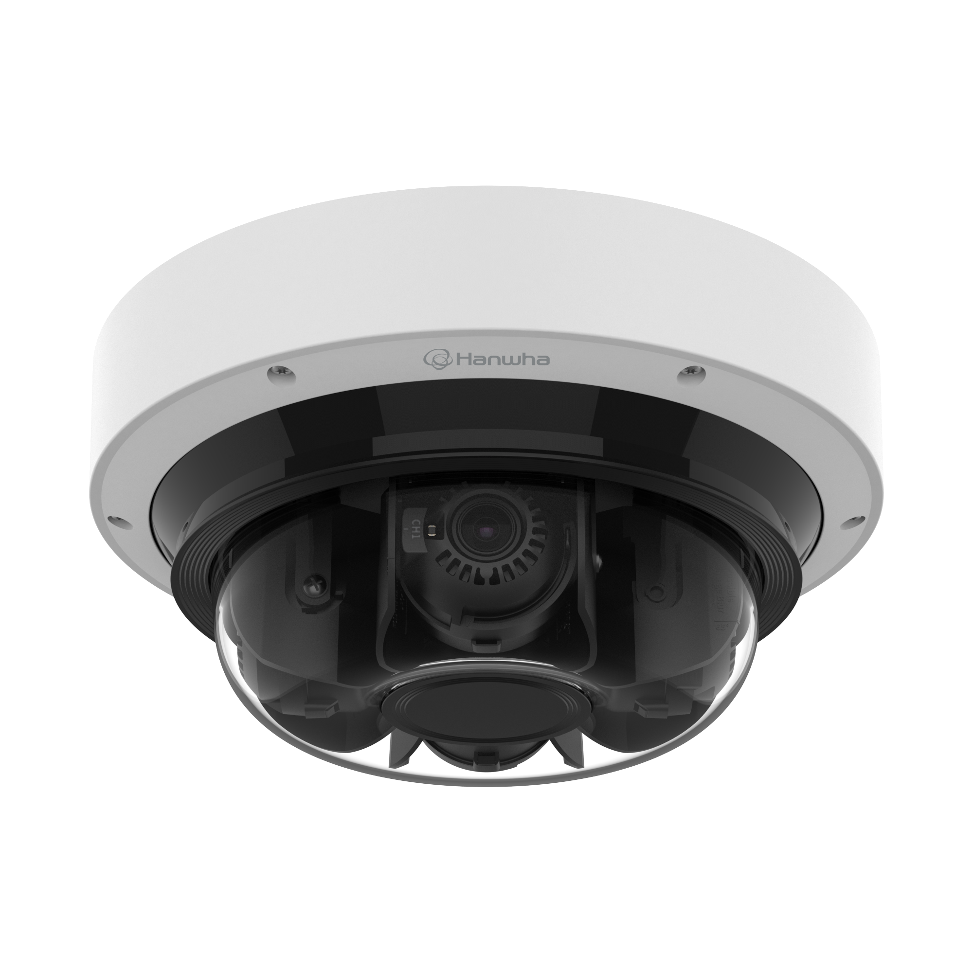 Hanwha PNM-C16083RVQ 16MP 4x4MP AI Multi-Sensor Dome Camera