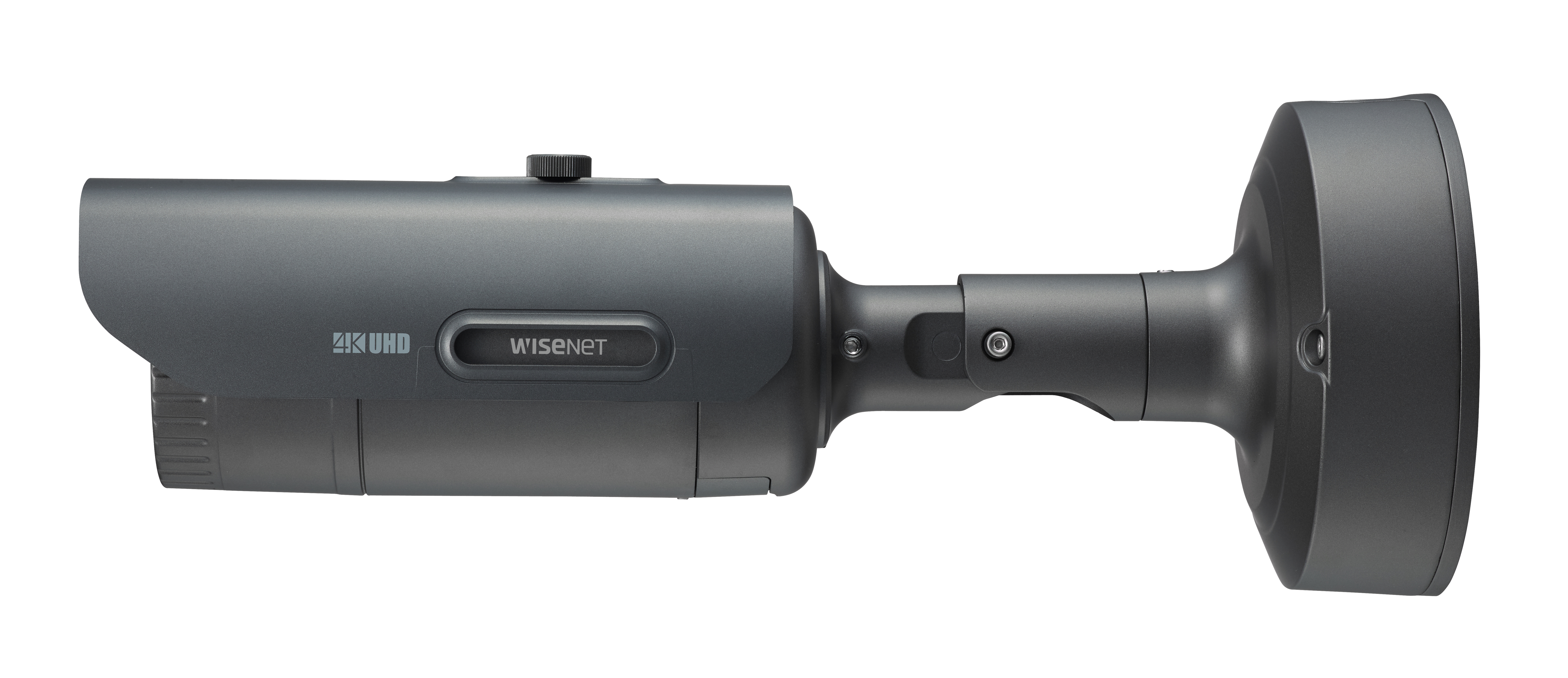 Hanwha PNO-9080R 12MP 4K Outdoor IR Bullet Camera, 4.5-10mm Motor