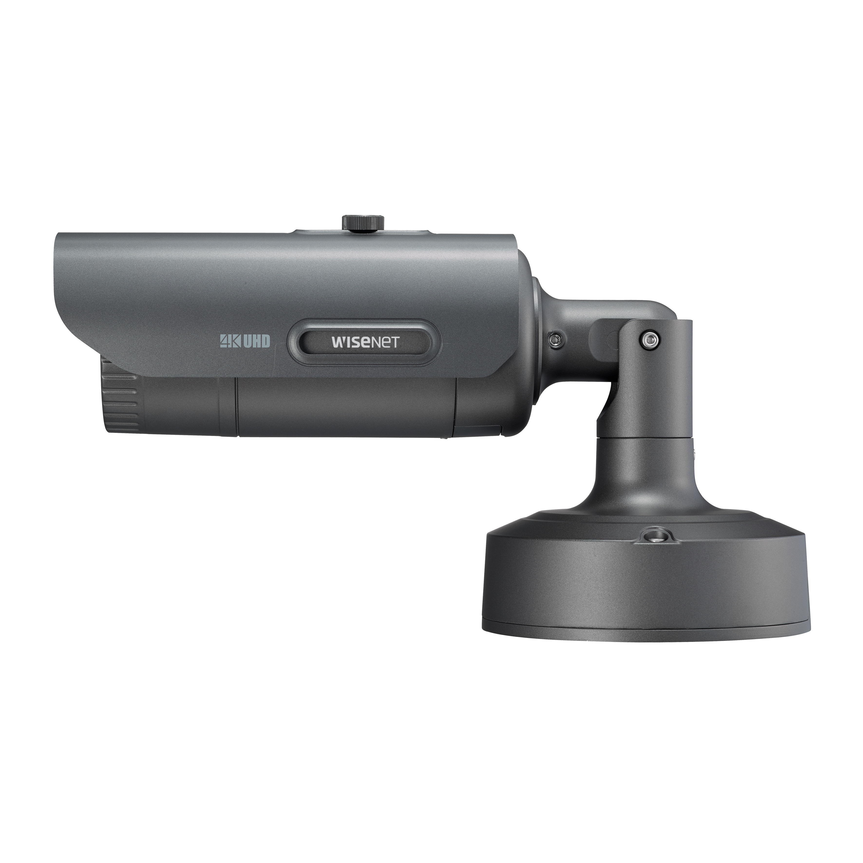 Hanwha PNO-9080R 12MP 4K Outdoor IR Bullet Camera, 4.5-10mm Motor