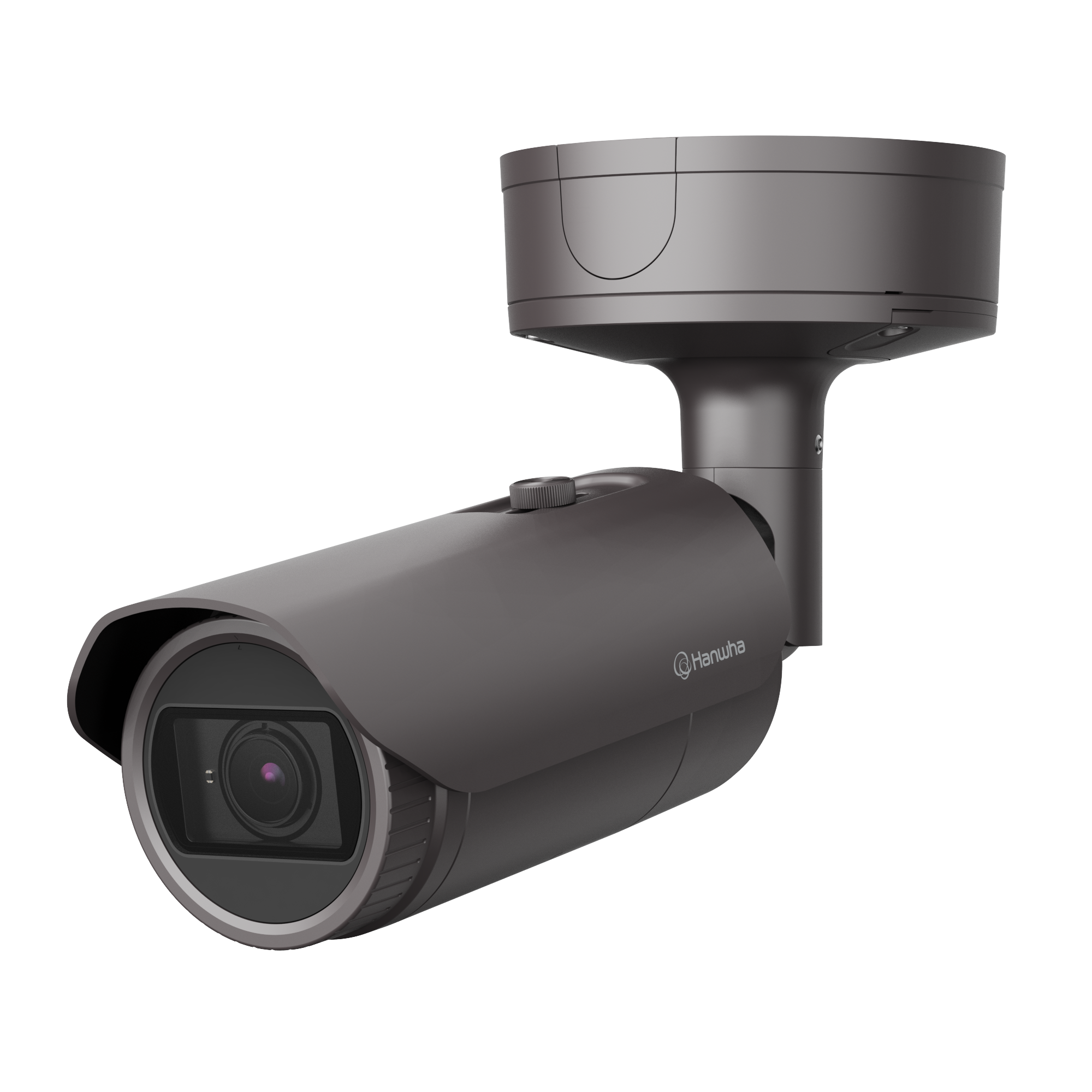 Hanwha PNO-A9081RLP 8MP 4K LPR Bullet, Wisenet Road AI, 45mph