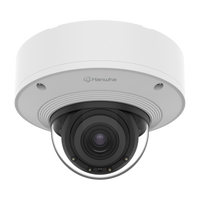 Hanwha PNV-A9081R 8MP 4K AI Outdoor Vandal Dome, 30m WiseIR