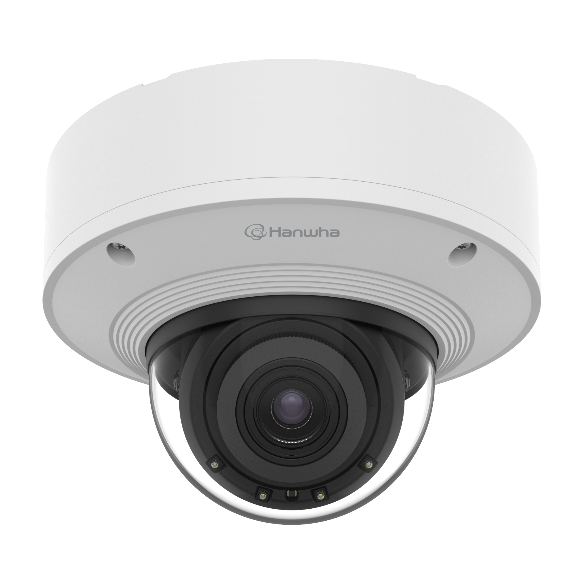 Hanwha PNV-A9081R 8MP 4K AI Outdoor Vandal Dome, 30m WiseIR