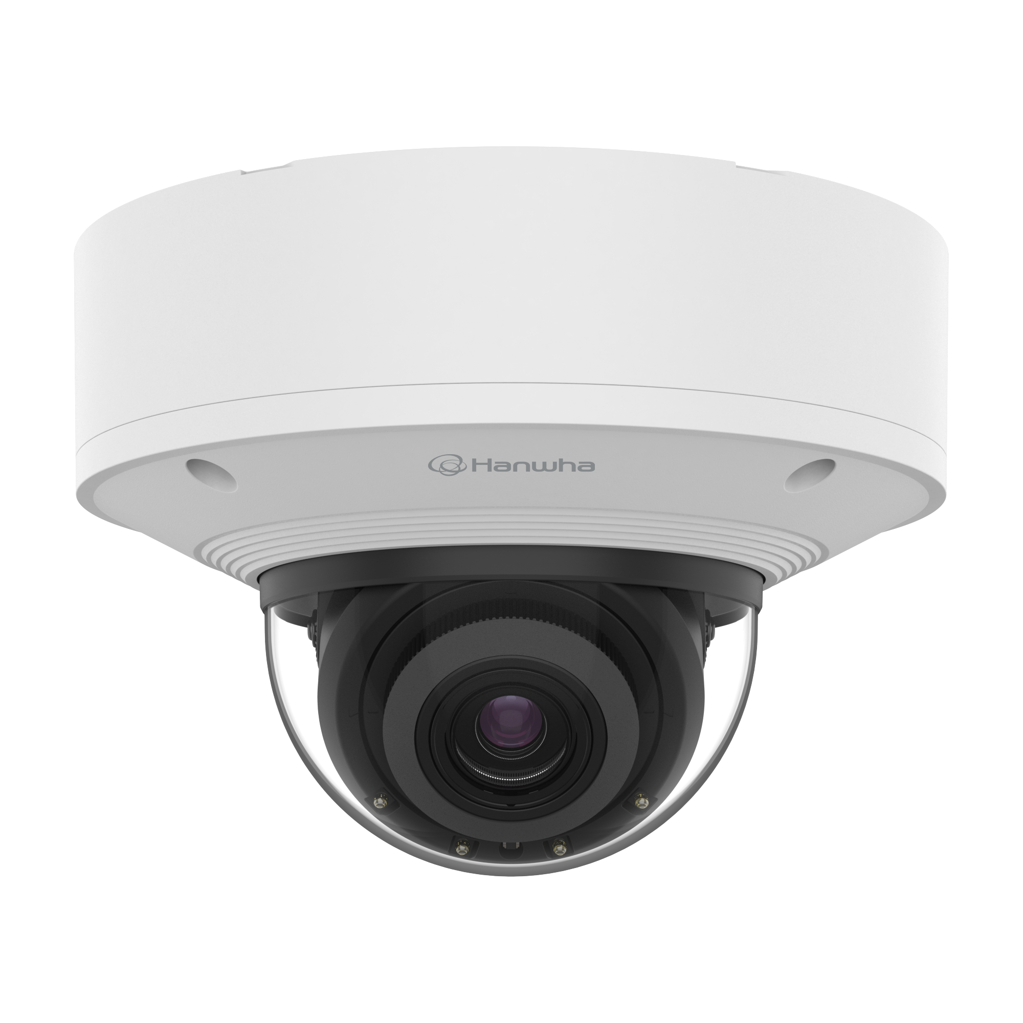 Hanwha PNV-A9081R 8MP 4K AI Outdoor Vandal Dome, 30m WiseIR