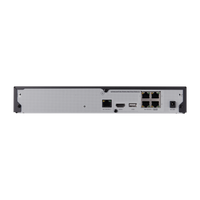 Hanwha ARN-410S 4-Channel 8MP H.265 NVR with 4-Port PoE Switch