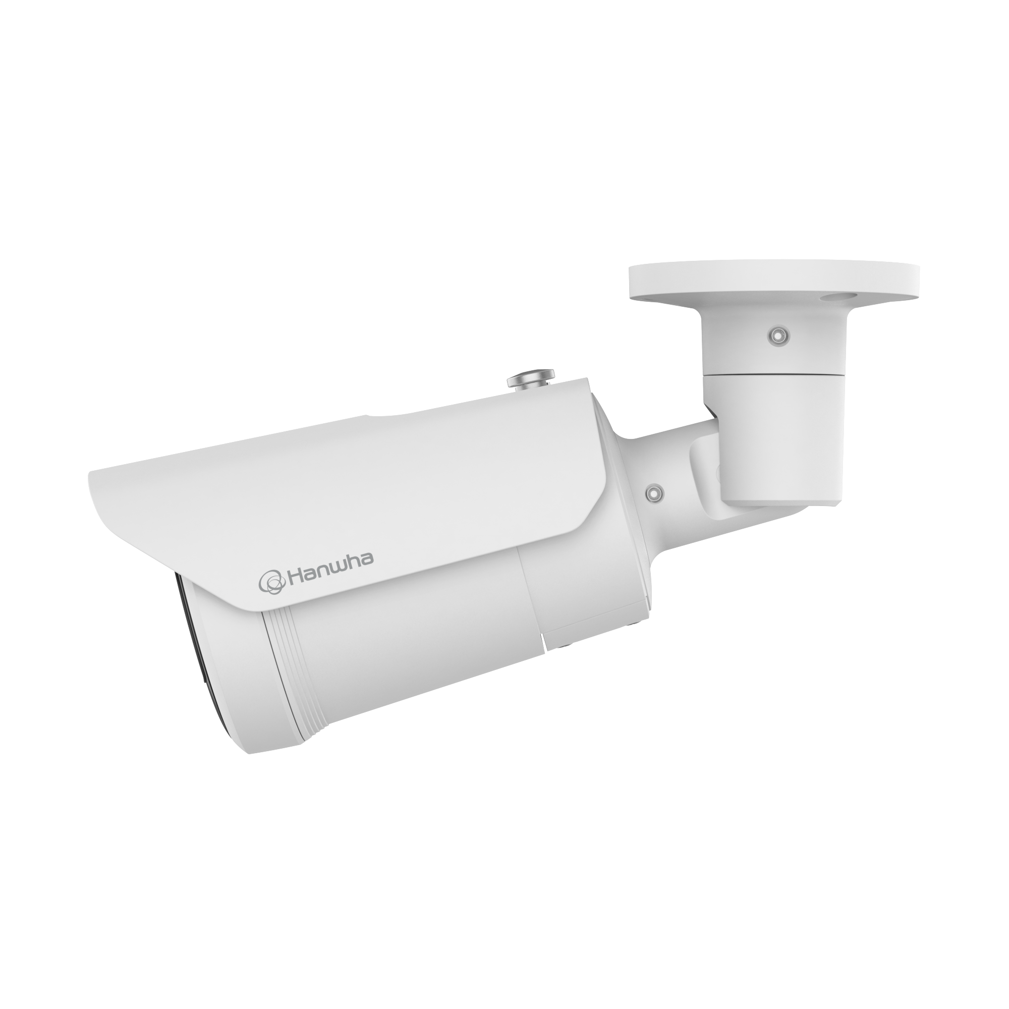Hanwha QNO-C8083R 5MP AI Bullet 3.2-10.2mm Varifocal — 30m IR, 3.2x Zoom, 120dB WDR, IP66/IK10/NEMA 4X
