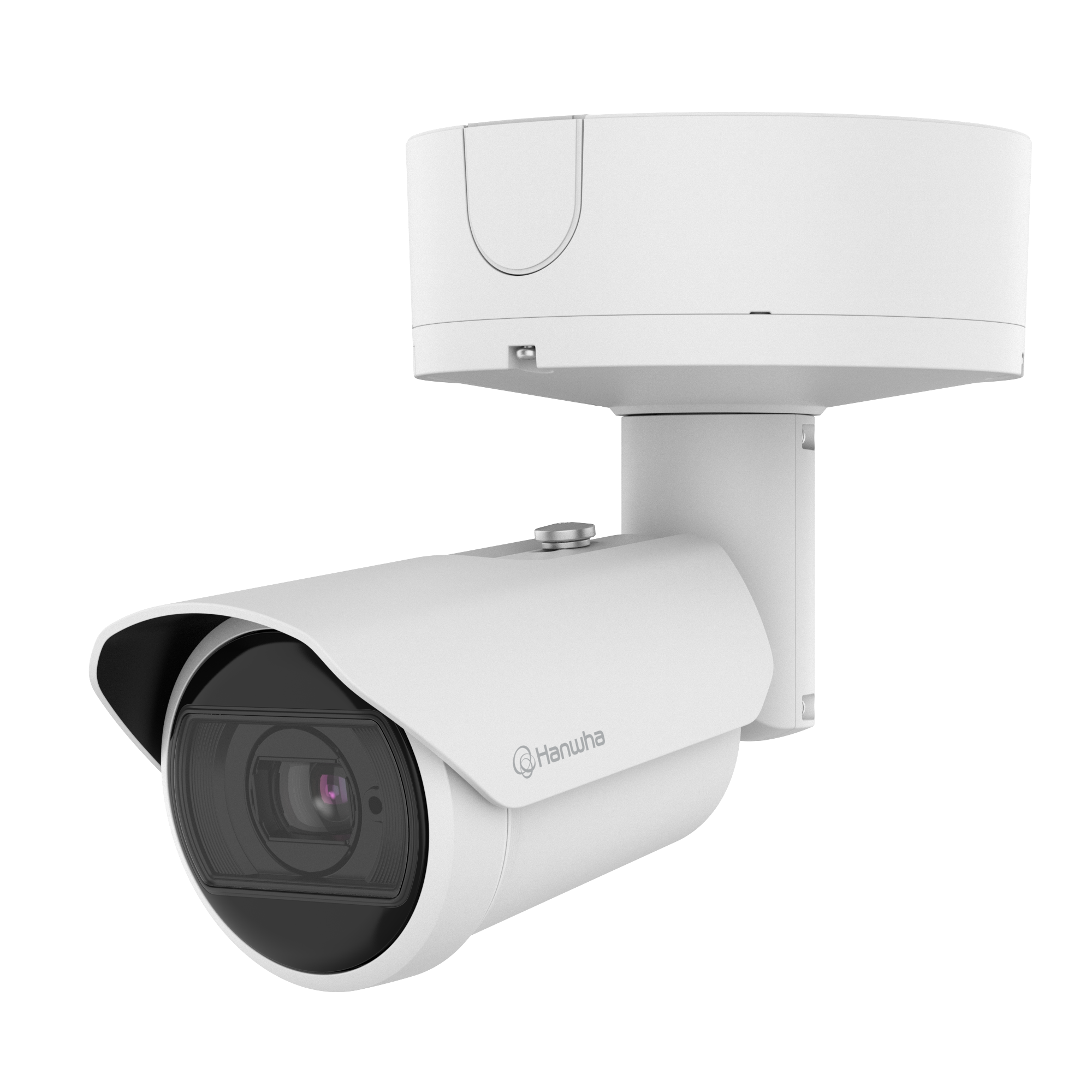 Hanwha XNO-6123R 2MP AI IR Outdoor Bullet 12x Zoom NPU — 90m WiseIR, extremeWDR 150dB, IP66/IP67/IK10/NEMA4X, -40°C