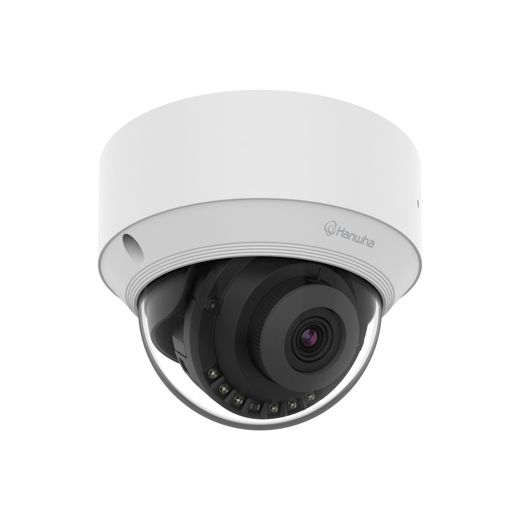 Hanwha QND-C8023R 5MP Q-Core AI Indoor Dome, 4.0mm Fixed, 30m IR