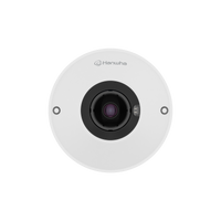 Hanwha QNF-C9010 12MP Q-Core AI Fisheye Camera, 185° Coverage, Indoor