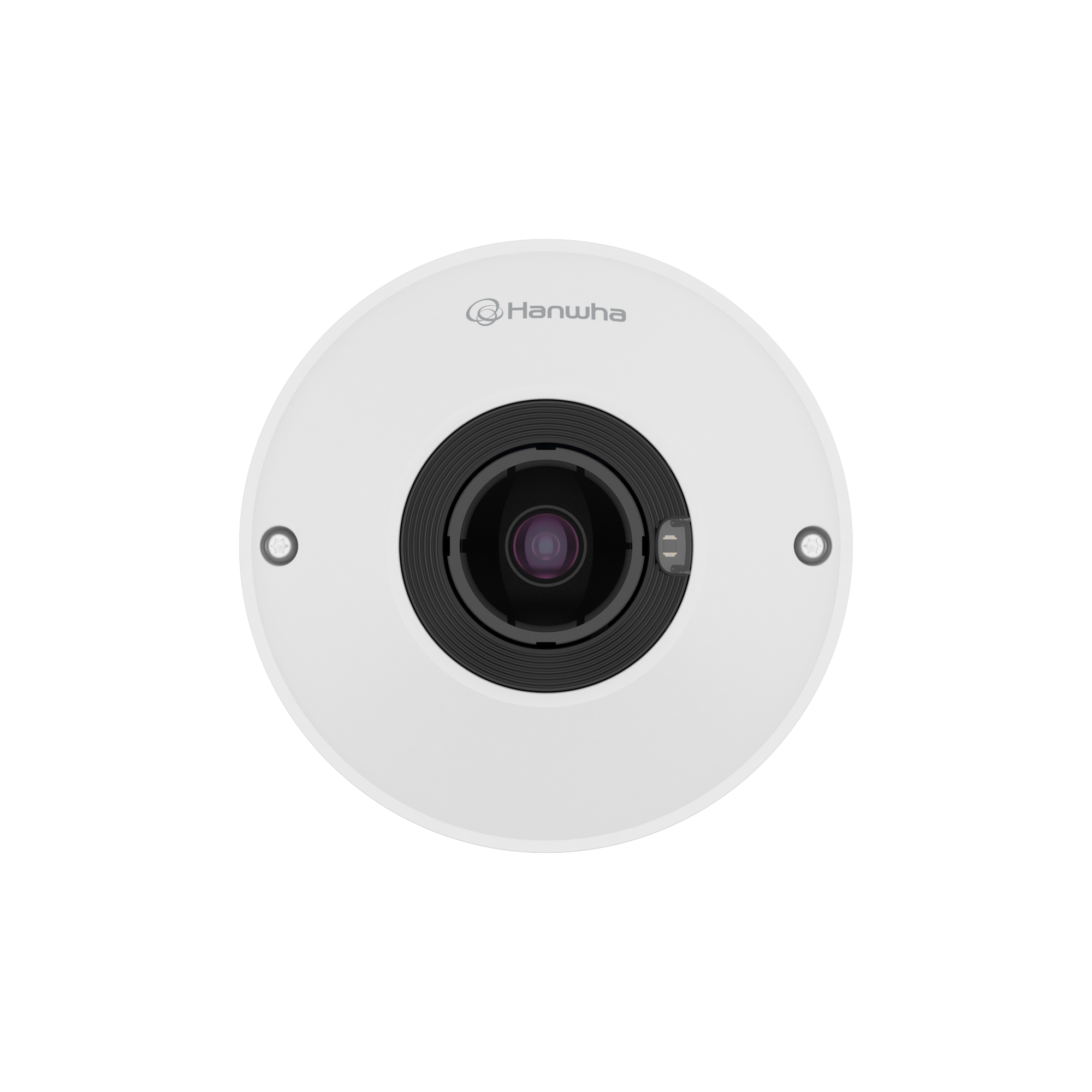 Hanwha QNF-C9010 12MP Q-Core AI Fisheye Camera, 185° Coverage, Indoor