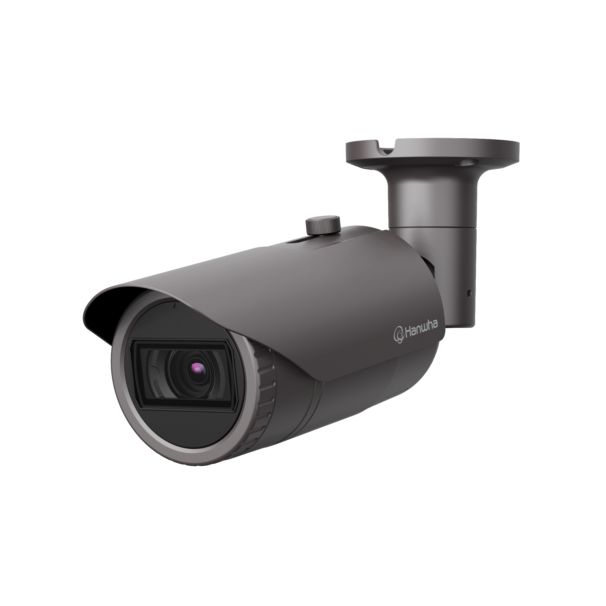 Hanwha QNO-7082R 4MP Outdoor Bullet Camera, 3.2-10mm Motor, 30m IR