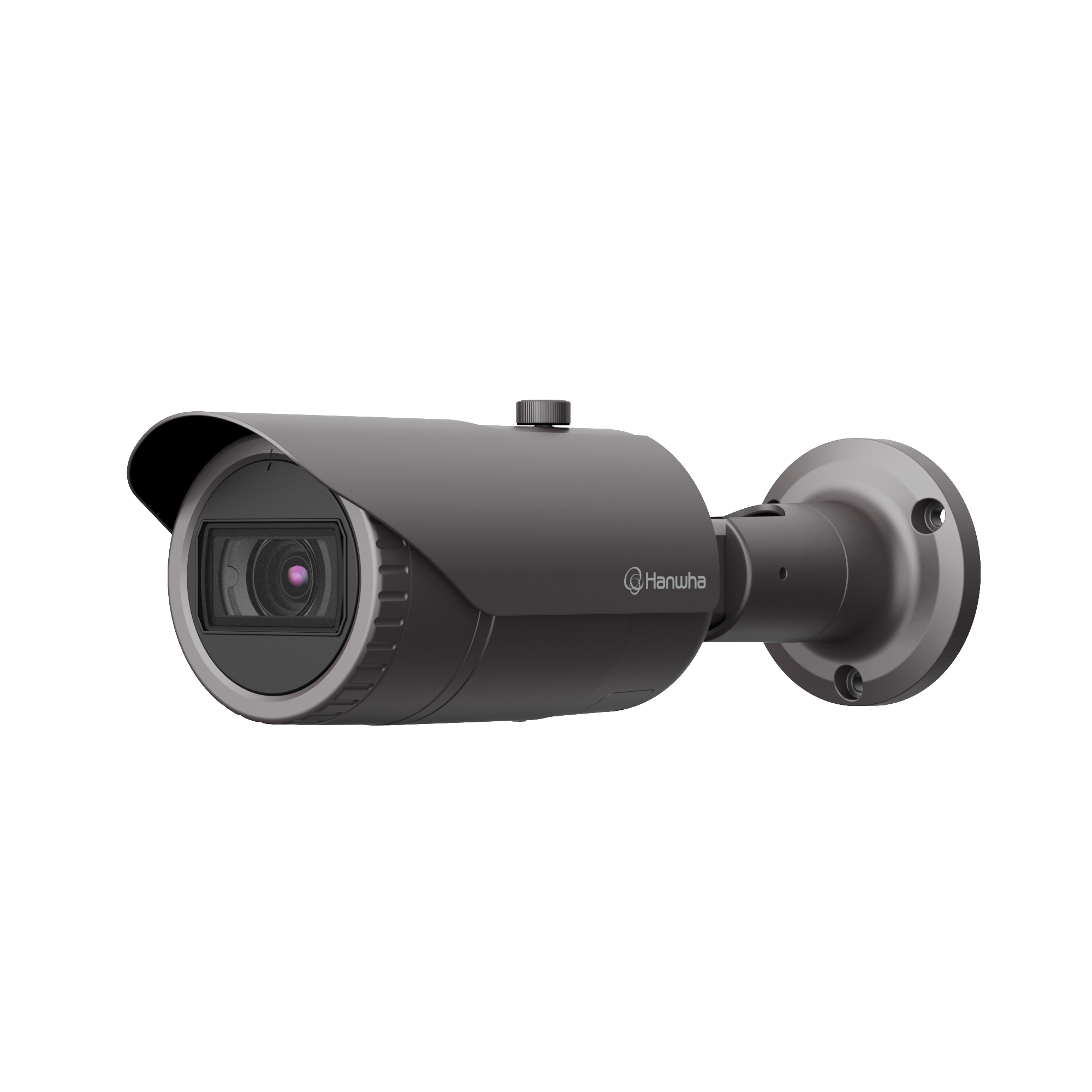 Hanwha QNO-7082R 4MP Outdoor Bullet Camera, 3.2-10mm Motor, 30m IR