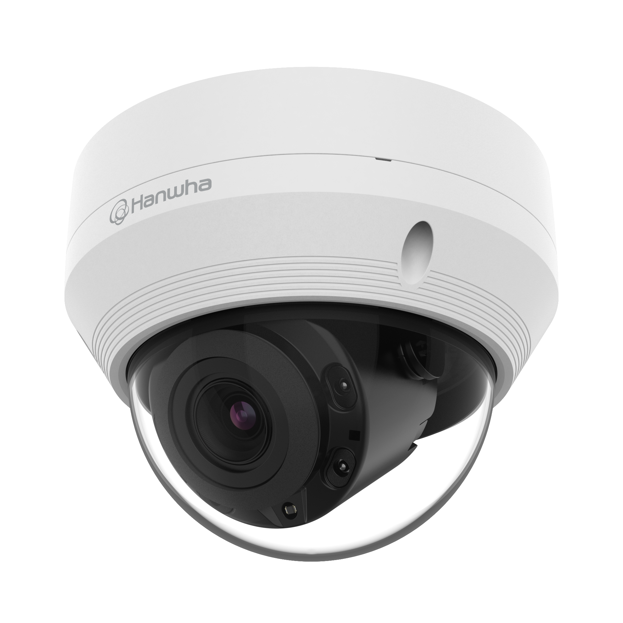 Hanwha QNV-8080R 5MP Motorised Varifocal Vandal Dome 3.2-10mm — 30m IR, 120dB WDR, IP66/IK10