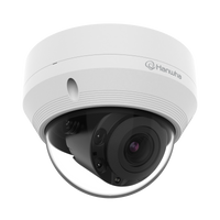 Hanwha QNV-8080R 5MP Motorised Varifocal Vandal Dome 3.2-10mm — 30m IR, 120dB WDR, IP66/IK10