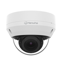 Hanwha QNV-8080R 5MP Motorised Varifocal Vandal Dome 3.2-10mm — 30m IR, 120dB WDR, IP66/IK10