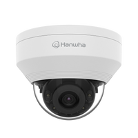Hanwha QNV-7012R 4MP H.265 IR Vandal Dome Camera 2.8mm — 108° FoV, 20m IR, 120dB WDR, IP66/IK10