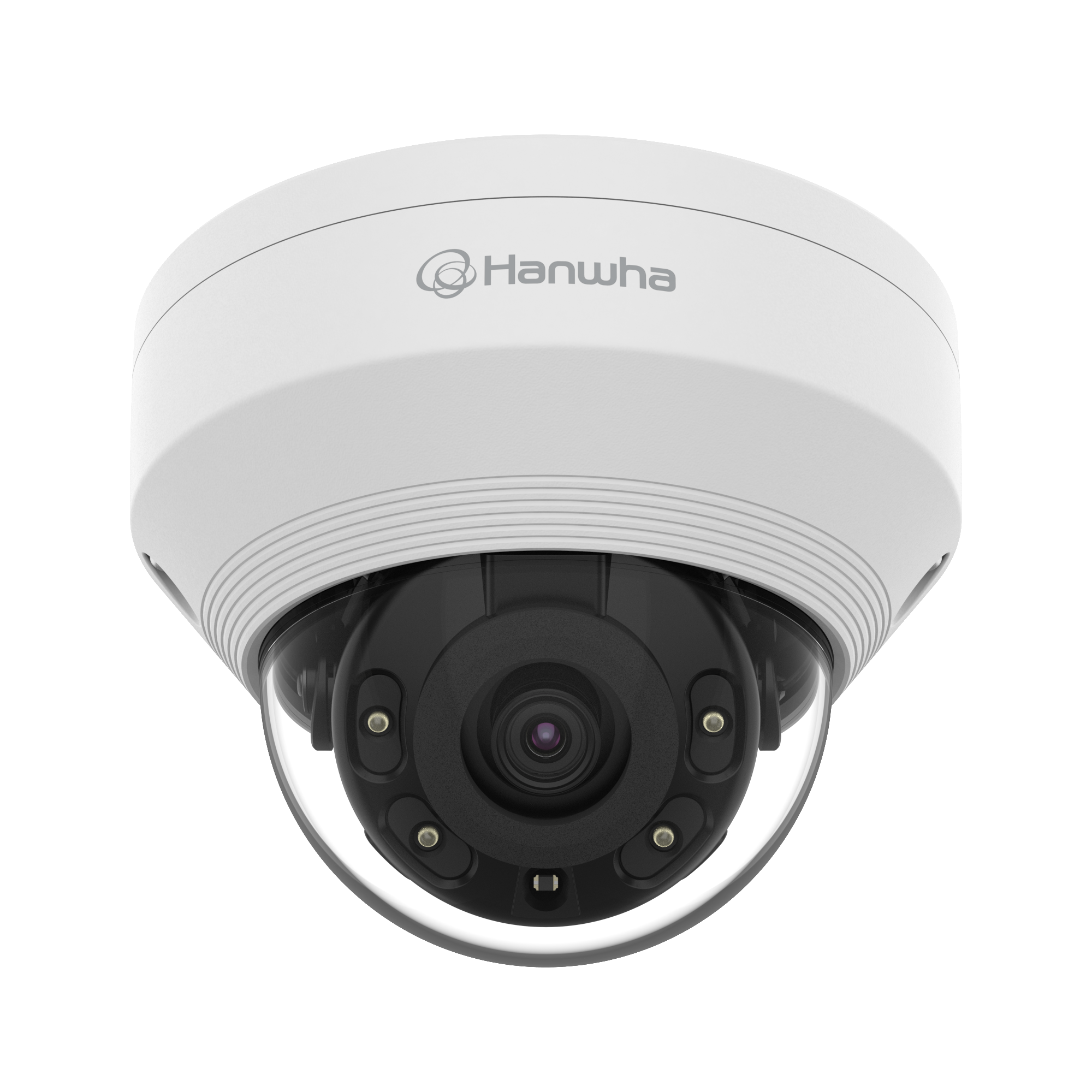 Hanwha QNV-8010R 5MP H.265 IR Vandal Dome Camera 2.8mm — 105° FoV, 20m IR, 120dB WDR, IP66/IK10