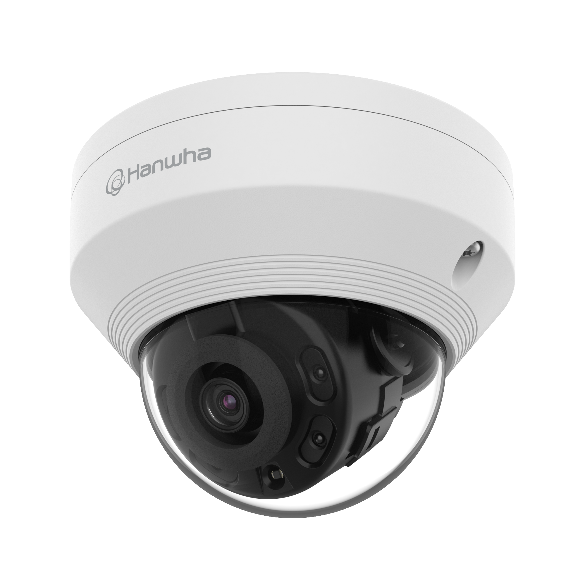 Hanwha QNV-8010R 5MP H.265 IR Vandal Dome Camera 2.8mm — 105° FoV, 20m IR, 120dB WDR, IP66/IK10