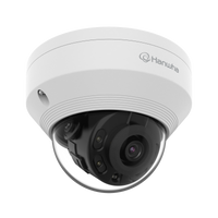 Hanwha QNV-8010R 5MP H.265 IR Vandal Dome Camera 2.8mm — 105° FoV, 20m IR, 120dB WDR, IP66/IK10