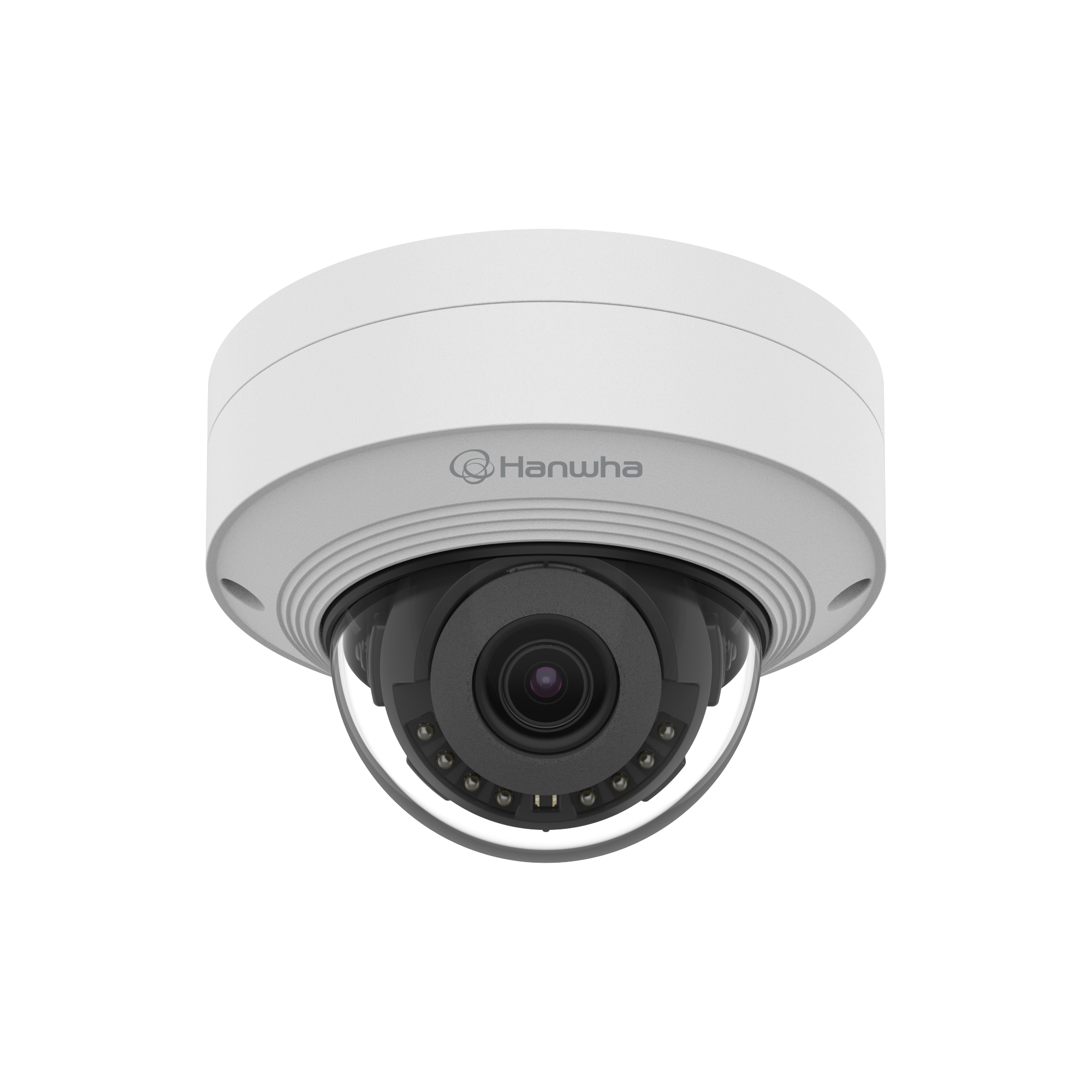 Hanwha QNV-C8011R 5MP AI Vandal Dome 3mm — Person/Vehicle Detect, 20m IR, 120dB WDR, IP66/IK10/NEMA4X