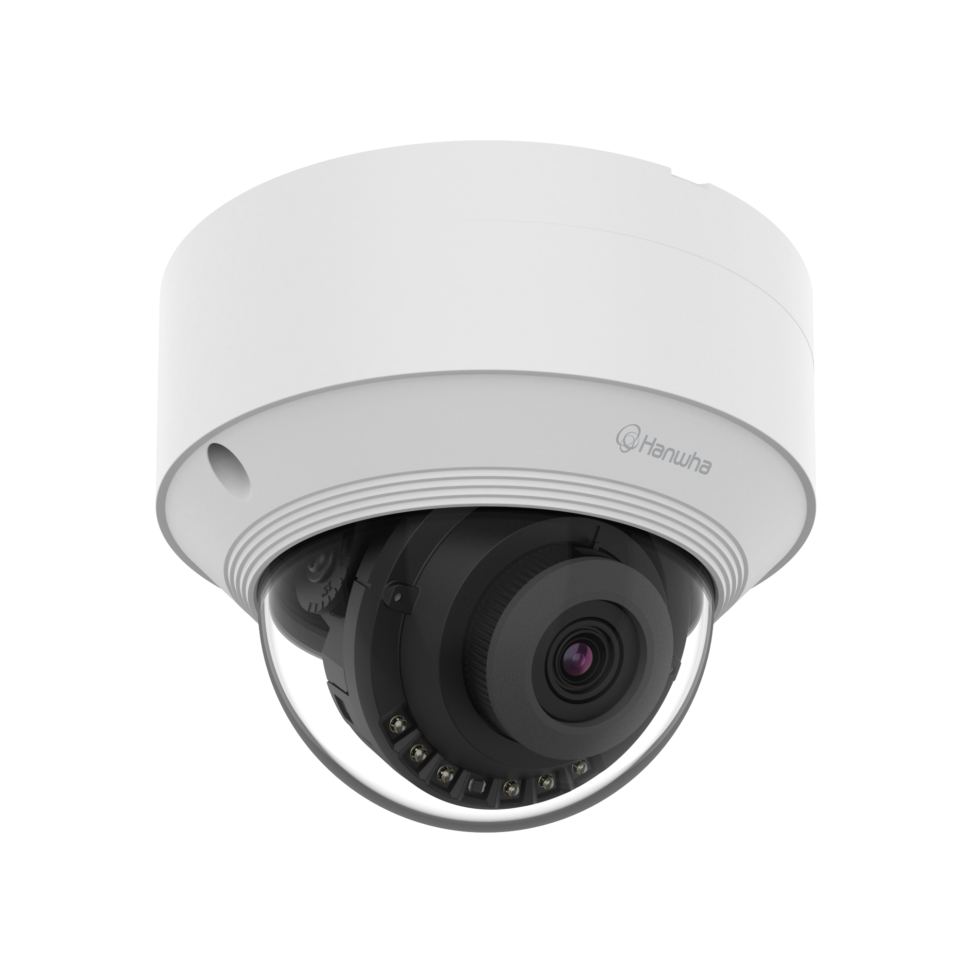 Hanwha QNV-C8013R 5MP AI IR Vandal Dome 3mm — 25m IR, 120dB WDR, IP66/IK10