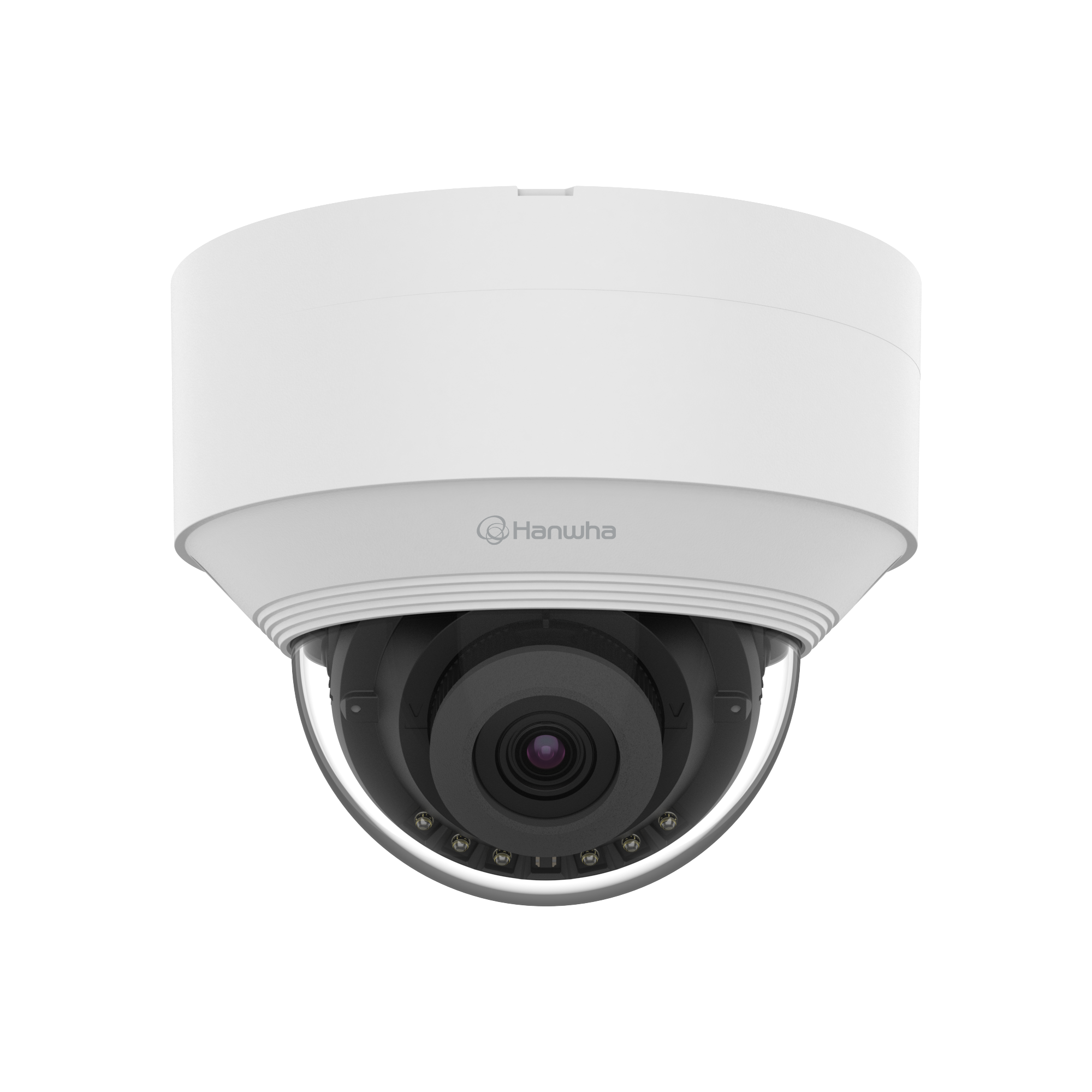 Hanwha QNV-C8023R 5MP AI IR Vandal Dome 4mm — 30m IR, 120dB WDR, IP66/IK10