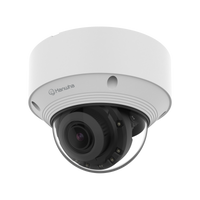 Hanwha QNV-C8083R 5MP AI IR Varifocal Vandal Dome 3.2-10.2mm — 30m IR, 120dB WDR