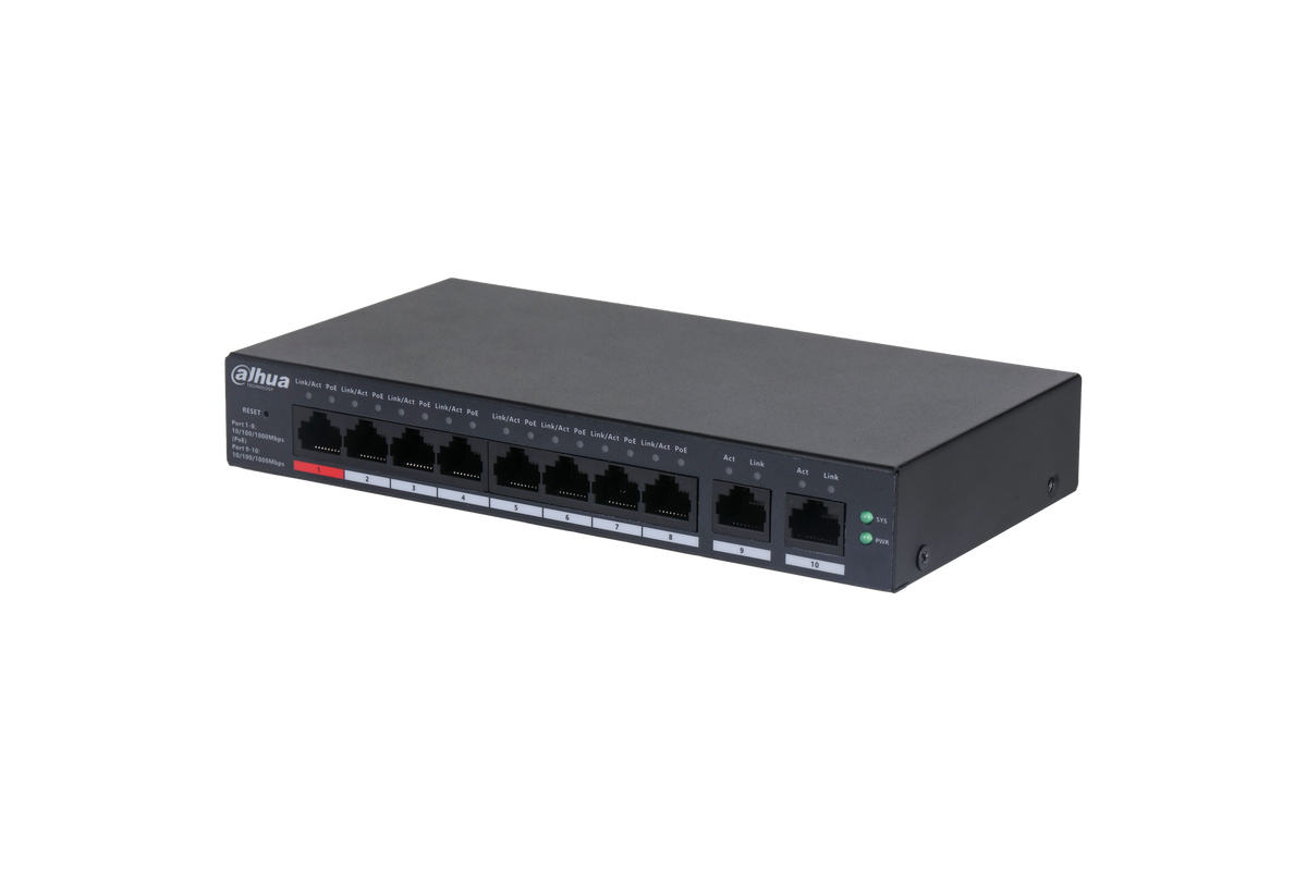 Dahua DH-CS4010-8GT-110 8-Port Gigabit PoE Switch