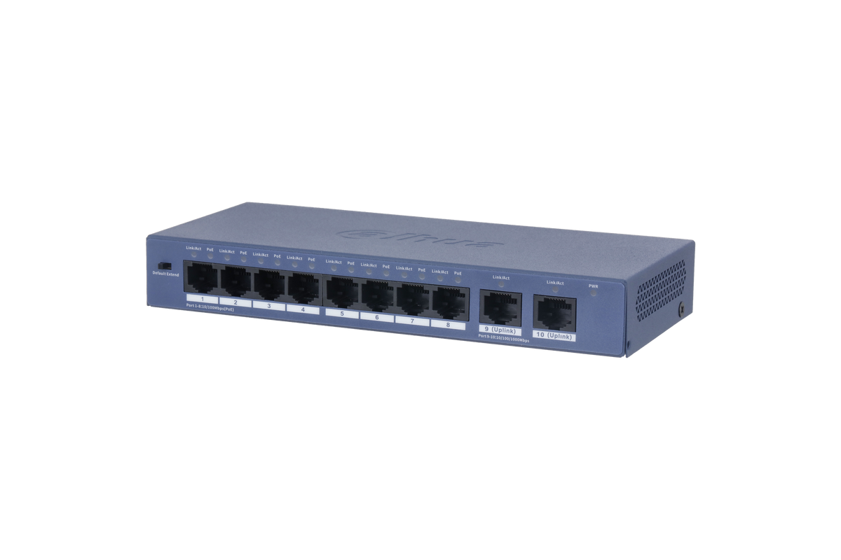Dahua DH-S3010-8ET2GT-90 8-Port PoE Switch
