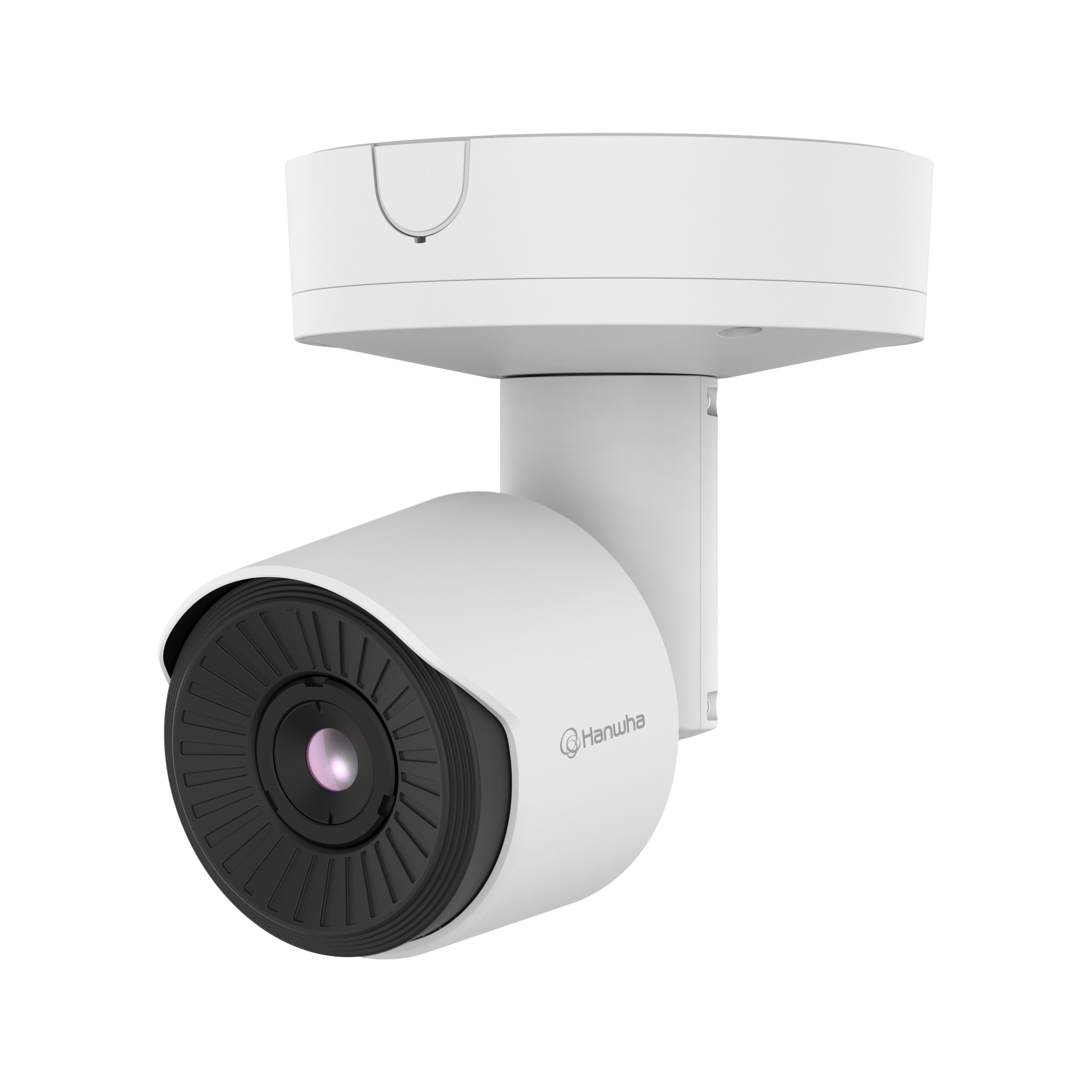 Hanwha TNO-C3012TRA AI Radiometric Thermal Bullet — 384x288 <30mK NETD, -40°C to +550°C, IP66/IK10/NEMA4X