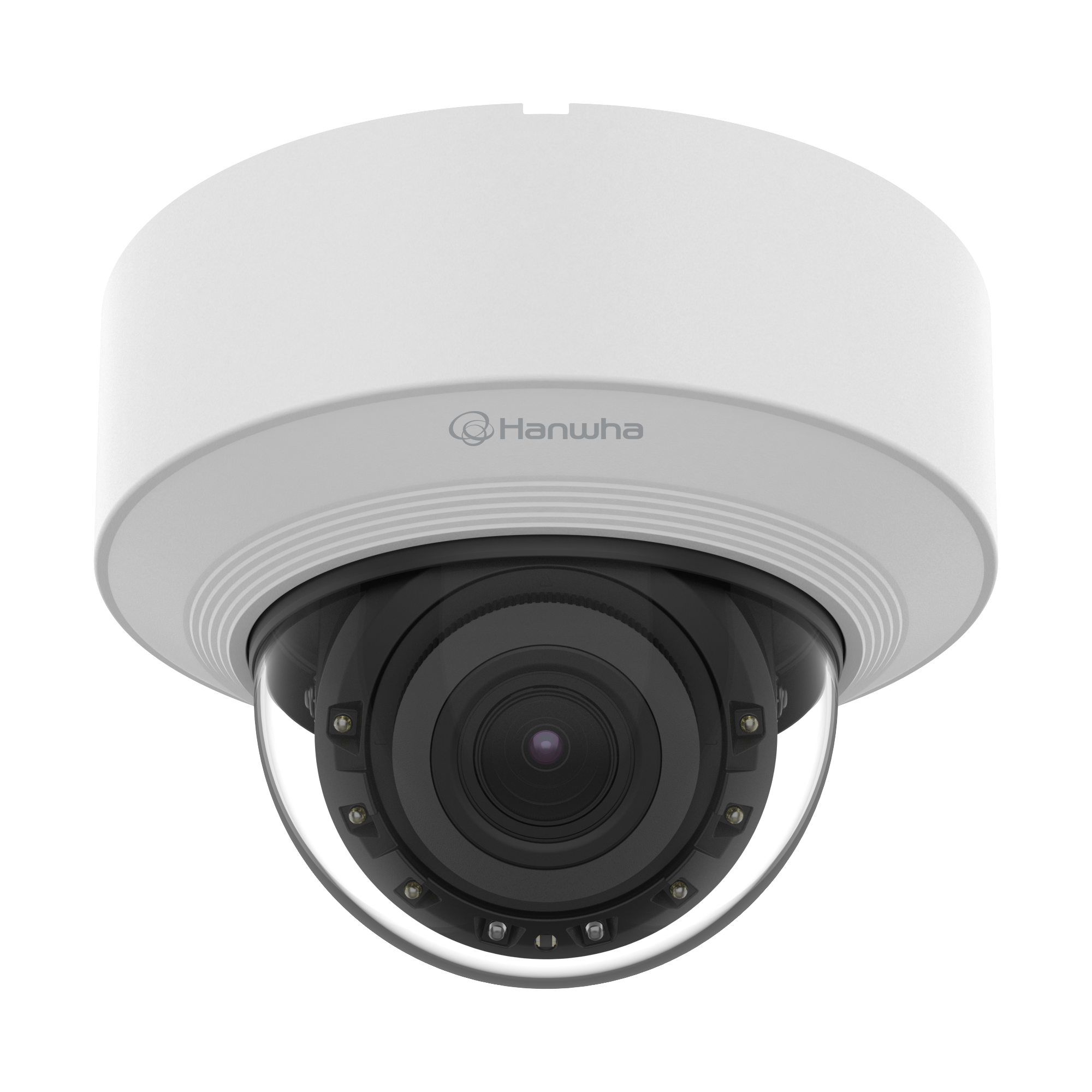 Hanwha XND-C6083RV X-Core 2MP AI IR Indoor Dome 2.8-12mm — 40m WiseIR, extremeWDR 150dB, IP52/IK08