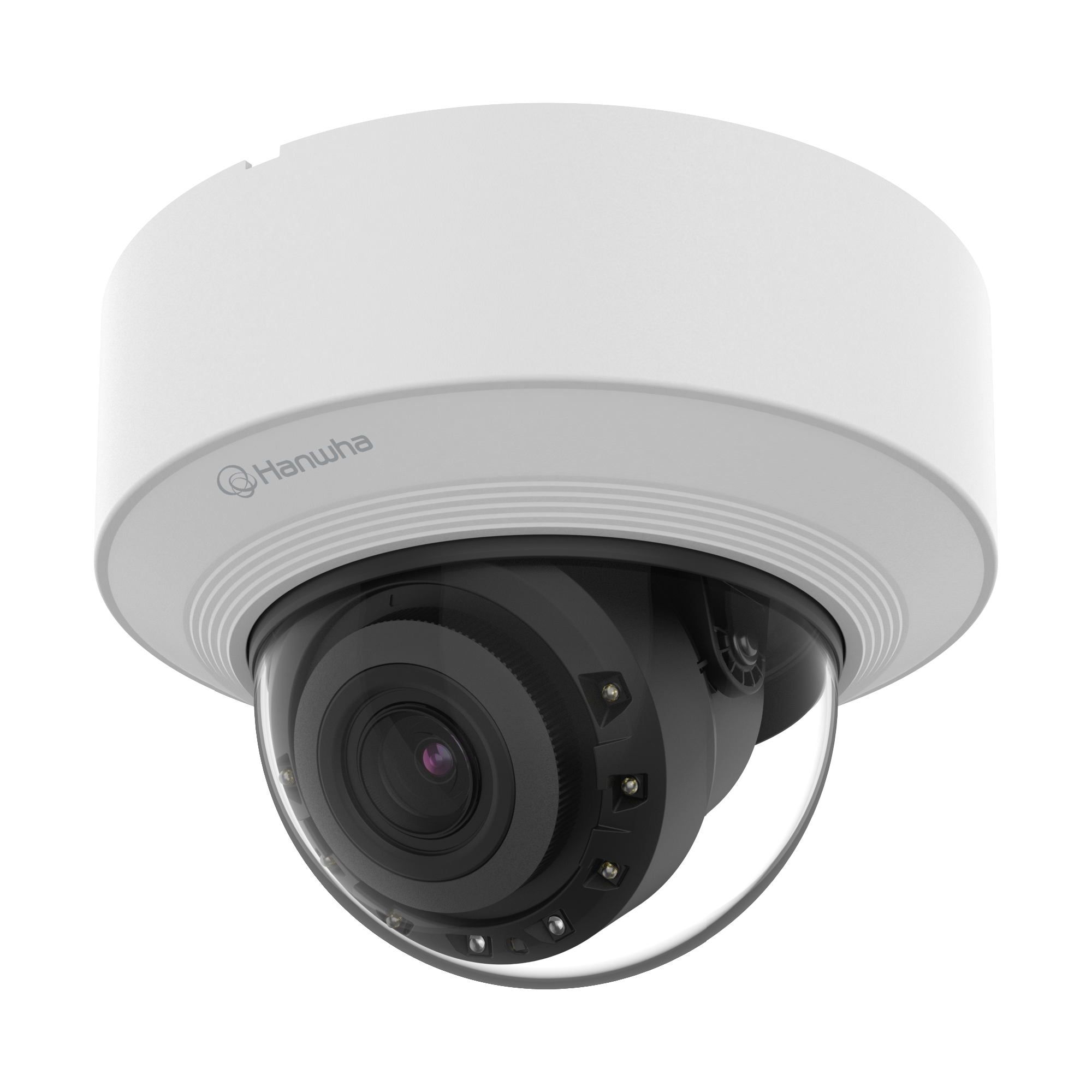 Hanwha XND-C6083RV X-Core 2MP AI IR Indoor Dome 2.8-12mm — 40m WiseIR, extremeWDR 150dB, IP52/IK08