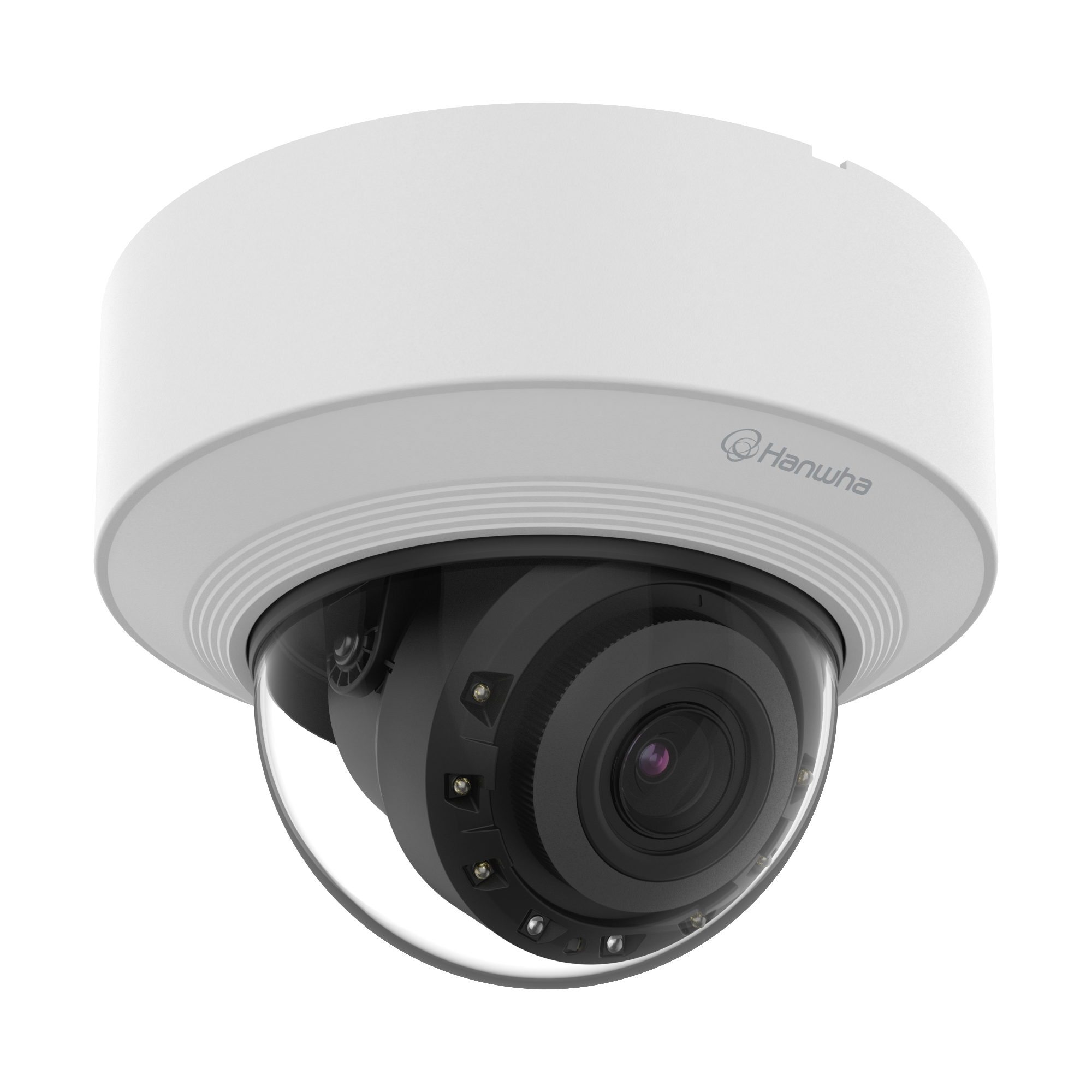 Hanwha XND-C8083RV X-Core 6MP AI IR Indoor Dome 4.4-9.3mm — 40m WiseIR, extremeWDR 120dB, IP52/IK08