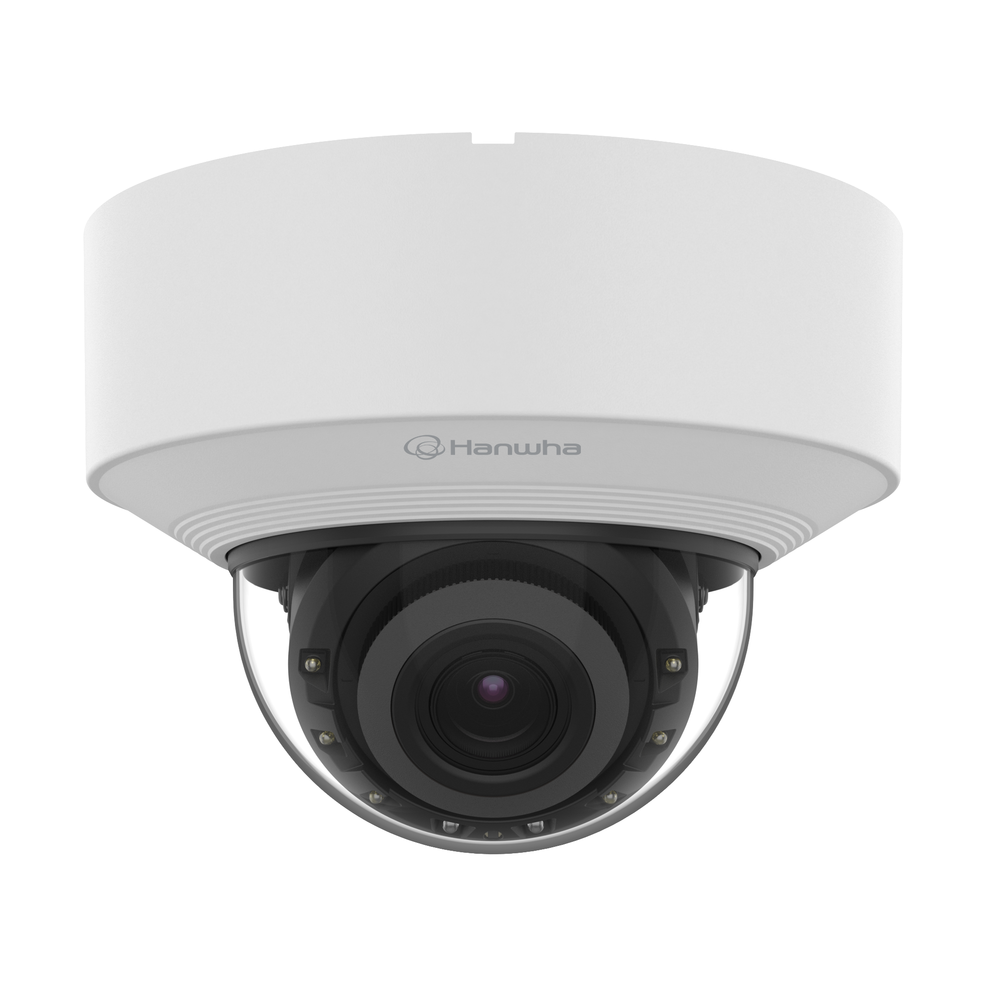 Hanwha XND-C7083RV X-Core 4MP AI IR Indoor Dome 2.8-10mm — 40m WiseIR, extremeWDR 120dB, IP52/IK08