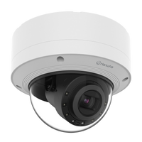 Hanwha XNV-6123R X-Plus 2MP AI IR Vandal Dome 12x Zoom — 90m WiseIR, 150dB WDR, IP66/IP67/IP6K9K/IK10+/NEMA4X