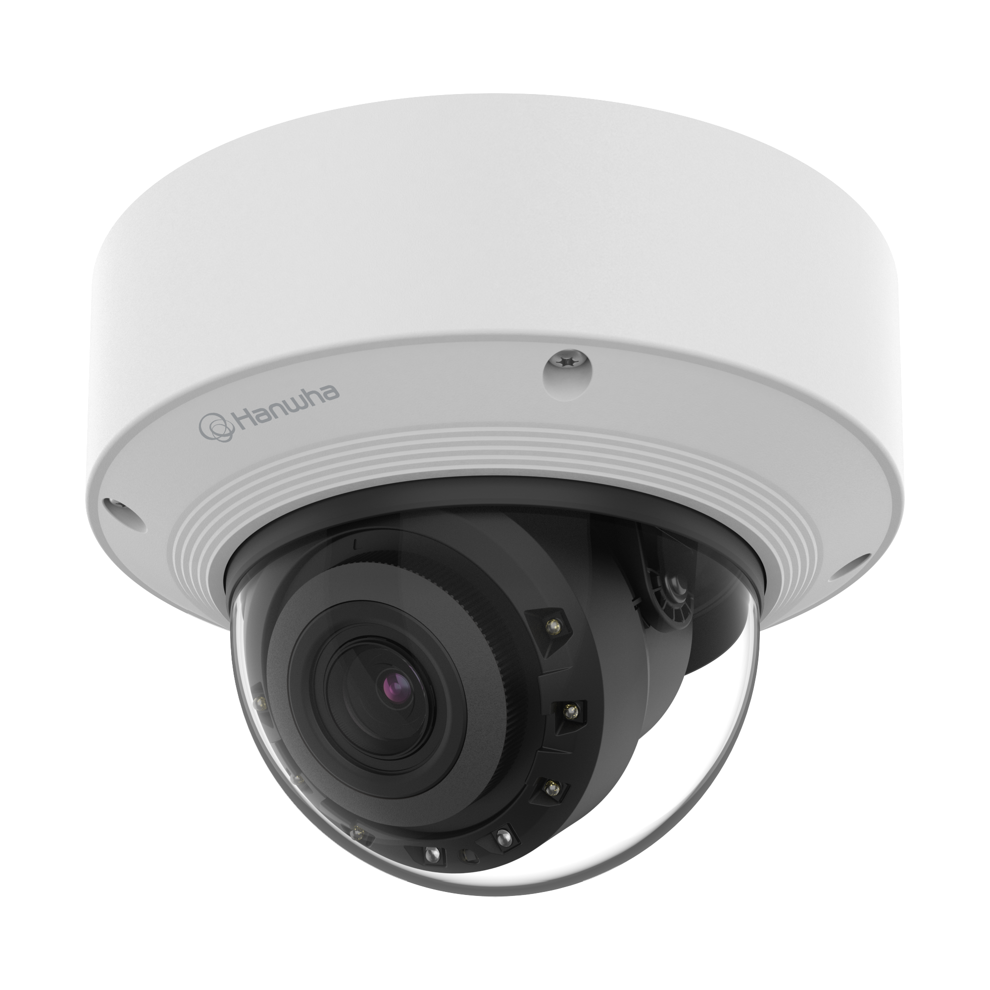 Hanwha XNV-C6083R X-Core 2MP AI IR Vandal Dome 2.8-12mm — 40m WiseIR, extremeWDR 150dB, IP66/IP67/IK10/NEMA4X