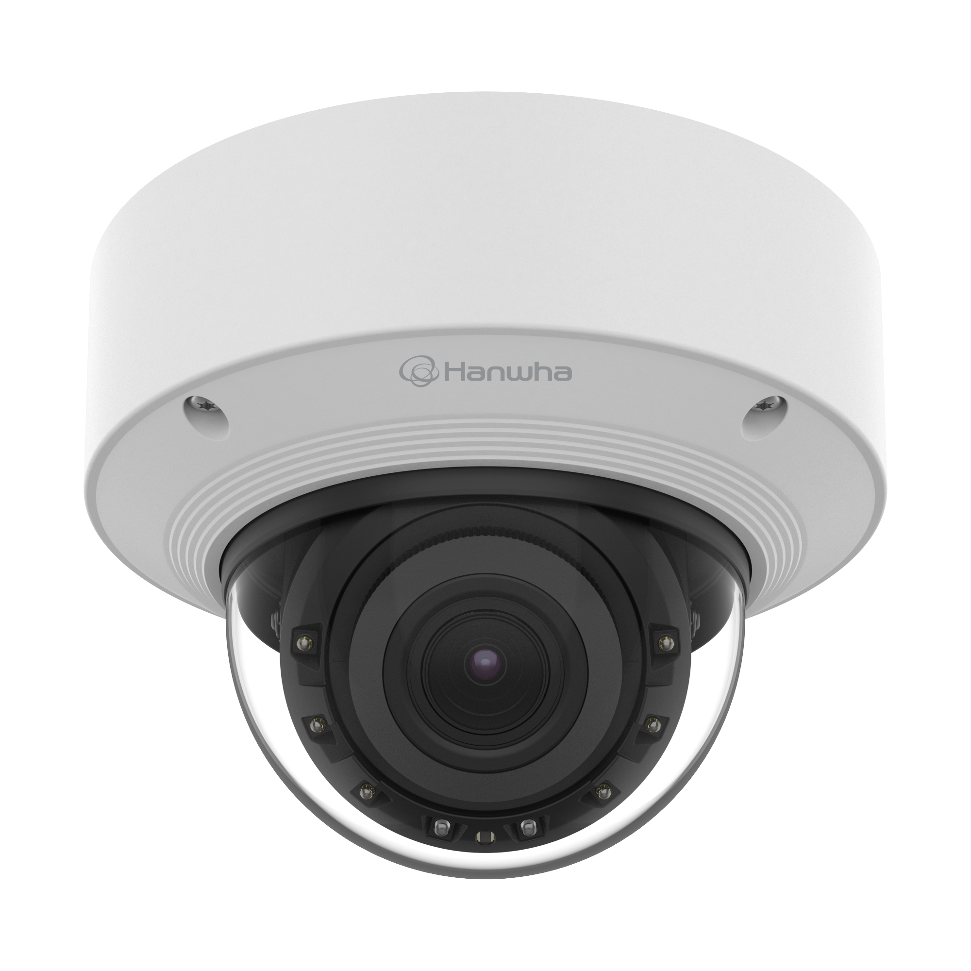Hanwha XNV-C7083R X-Core 4MP AI IR Vandal Dome 2.8-10mm — 40m WiseIR, extremeWDR 120-150dB, IP66/IP67/IK10/NEMA4X