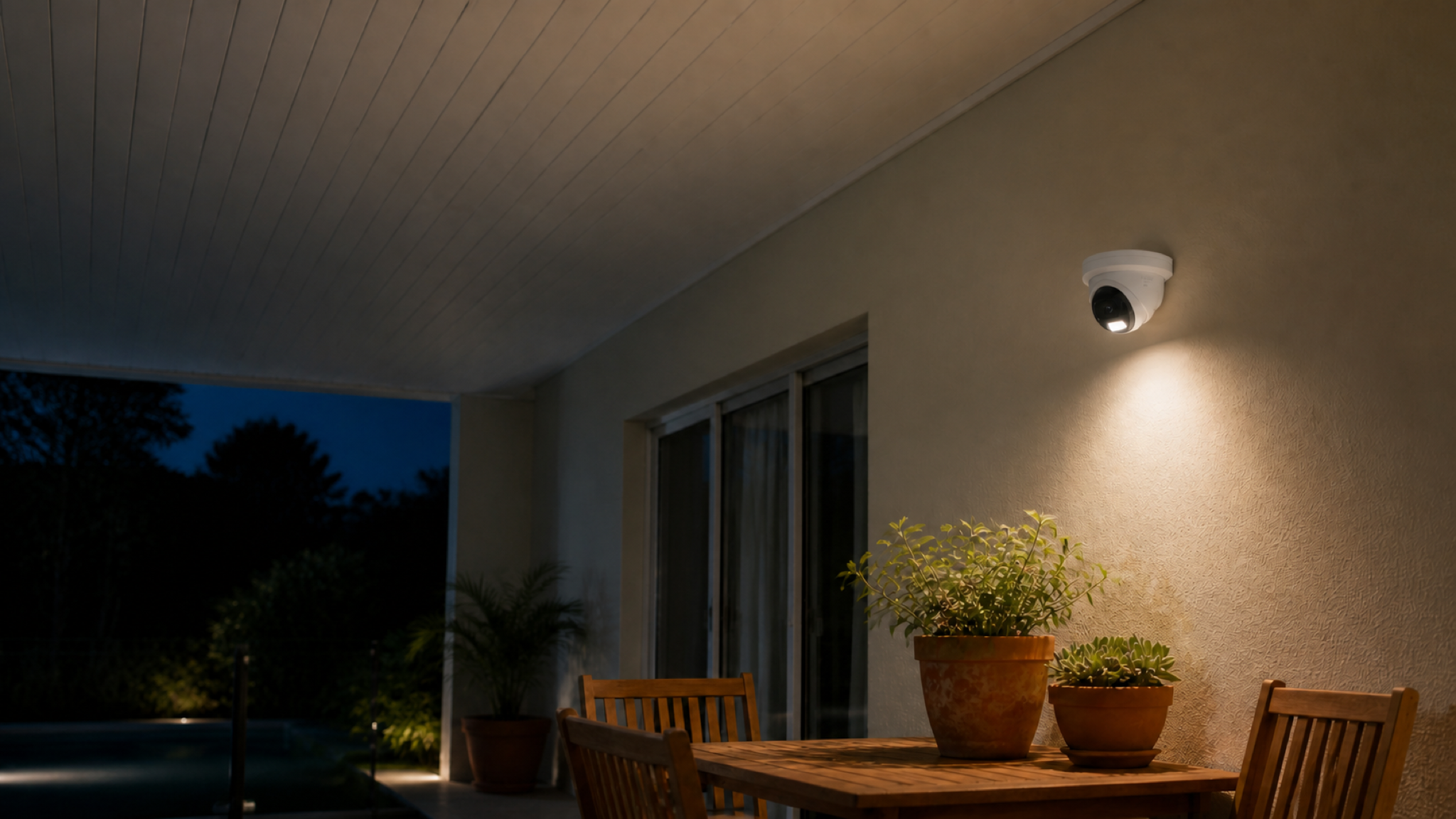 Built-in Warm LED Illumination — example