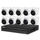 Dahua 10 x 6MP DH - IPC - HDW3666EMP - S - AUS SMD 4.0 AI Turret Security Kit 50m IR 2.8mm with SMD + 16CH NVR + 4TB HDD - SMarket